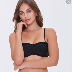 Forever 21 Black bathing suit top -size M (BNWT)